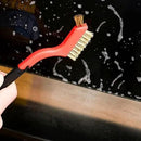 Wire Scratch Brush Set Soft Grip for Rust, Dirt & Paint Scrubbing with Deep Cleaning (18, 18PCS - Brass Wire) by CozyNest Decor
