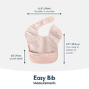 Tiny Twinkle Mess Proof Baby Bibs for Eating - Waterproof, Wipeable Bibs - Toddler Bibs - Travel Friendly - PFAS, PVC, BPA, Phthalate Free - Baby Food Bibs(5 Pack, Girl Spring) by TinyTreasures Baby Boutique
