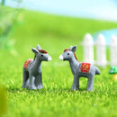 MAOMIA 20pcs Miniature Donkey Figurines Easter Cake Toppers, Mini Donkey DIY Craft Plant Pot Fairy Garden Landscape Decor Ornament by GreenHaven Gardens