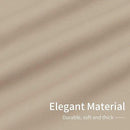 Easy-Going Blackout Curtains for Bedroom, Solid Thermal Insulated Grommet and Noise Reduction Window Drapes, Room Darkening Curtains for Living Room, 2 Panels(42x84 in, Beige) by CozyNest Decor