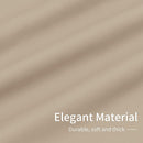 Easy-Going Blackout Curtains for Bedroom, Solid Thermal Insulated Grommet and Noise Reduction Window Drapes, Room Darkening Curtains for Living Room, 2 Panels(42x63 in, Beige) by CozyNest Decor
