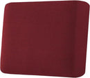 H.VERSAILTEX Super Stretch Individual Seat Cushion Covers Sofa Covers Couch Cushion Covers Slipcover Sets Thick Jacquard Textured Twill Fabric (1 Piece Chair Cushion Cover, Burgundy Red) by CozyNest Decor