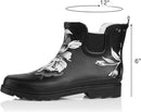 NORTY - Womens Ankle Rain Boots - Ladies Waterproof Winter Spring Garden Boot runs ½ size large