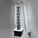 Hydroponic Growing Tower System Kit, 40-Plant Vertical Hydroponics Garden Tower with LED Grow Light, for Outdoor Indoor Herbs Fruits Vegetables Smart Garden Planter Kit by GreenHaven Gardens