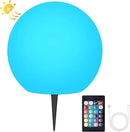 LOFTEK Solar Ball Lights with Ground Stake, RGBW Colors Changing Mood IP65 Waterproof Rechargeable Night Lights - Outdoor Solar Lights for Lawn Patio Yard Walkway, 8-inch by GreenHaven Gardens