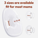 NCVI Wearable Breast Pump Hands Free, Portable Electric Breastfeeding Pump with 1500mAh Battery, Quiet Operation, Smart LED Display, 4 Modes & 9 Levels, 19/21/24mm Flanges, 2 Pack, White by TinyTreasures Baby Boutique