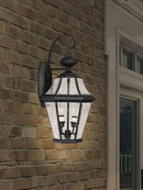 Livex Lighting 2261-91 Georgetown 2 Light Outdoor Wall Lantern, Brushed Nickel by GreenHaven Gardens