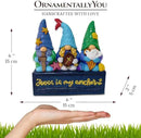 Spring & Summer-Themed Garden Statues – Adorable Outdoor Decor for Lawn, Patio & Porch (Nautical Themed Religious Gnome Figurine, Jesus is My Anchor 6" Beach House Statue) by GreenHaven Gardens