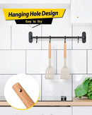 Pack of 2 Silicone Cooking Spatula, Heat Resistant Solid Turner, Non Stick Slotted Spatulas with Wooden Short Handle,Ideal Wood Kitchen Utensils Set for Frying, Baking, Flipping, Turning by CozyNest Decor