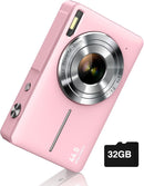 Digital Camera, FHD 1080P Digital Point and Shoot Camera with 16X Zoom Anti Shake, Compact Small Camera for Boys Girls Kids by TinyTreasures Baby Boutique