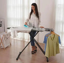 Extra Large Ironing Board with Large Hang Rail and Iron Rest in 63" L x 20" W (with Iron Rest) by CozyNest Decor
