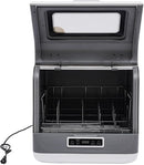 800W Portable Countertop Dishwasher, 110V Automatic Mini Dishwasher Machine with 3 Washing Programs, 360° Rotating Spray Air Drying Function for House Dorm Apartment RV by TinyTreasures Baby Boutique