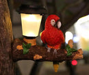 ParrotTree Hugger with Solar Lantern Outdoor Garden Hanging Statues Fence Solar Lights Ideal Parrot Housewarming&Birthday Gifts for Grandma Mom Women by CozyNest Decor