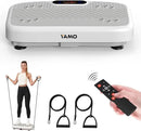 YAMO Vibration Plate Exercise Machine, Vibrating Plate for Lymphatic Drainage & Weight Loss, 350lbs Capacity Whole Body Shaking Workout Fitness Platform by CozyNest Decor