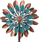 VEWOGARDEN 360° Outdoor Metal Wind Spinners Kinetic Wind Sculptures & Spinners for Yard Garden Lawn Patio Decorations, Blue & Bronze by GreenHaven Gardens