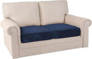 PrinceDeco Velvet Couch Cushion Cover Stretch Cushion Slipcover for Chair Loveseat Sofa Furniture Protector Seat Cushion Sofa Cover (Each Width Up to 29.5", Navy) by CozyNest Decor