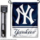 WinCraft NY Yankees Garden Flag with Stand Holder by GreenHaven Gardens