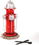 Fake Fire Hydrant for Dogs to Peed on, Dog Fire Hydrant Pee Post, 14.5" Backyard Decor Outdoor Statues Firefighter Gifts for Men (with Base Design) by GreenHaven Gardens