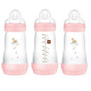 MAM 9oz Easy Start Anti-Colic Baby Bottles, Medium Flow, Breastfeeding-Like Silicone Nipple Bottle, Reduces Colic, Gas, & Reflux, Easy-to-Clean, BPA-Free, 2+ Months by TinyTreasures Baby Boutique