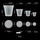 Large Clear pots for Plants,8 Sets 5/6/7/8 inch Thick Plastic Nursery pots for Plants with Drainage Holes for Monstera Plant Live,Succulents etc - Indoor and Outdoor use by GreenHaven Gardens