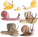 7 Pcs Snail Figurine Miniature Snail Model Realistic Animal Figurines Fairy Garden Micro Landscape Decor by GreenHaven Gardens