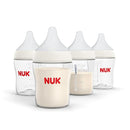 NUK Perfect Match Slow Flow 2-in-1 Natural and Anti-Colic Bottle, 5oz., 4 Pack, BPA Free by TinyTreasures Baby Boutique