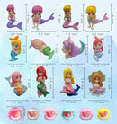 18 Pcs Miniature Mermaid Figurines,Mini Mermaid and Mini Sleeping Mermaid in Shell for Cake Decoration Home Terrarium Decoration DIY Crafts by GreenHaven Gardens