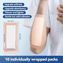 Dimora Silicone Ultra Absorbent Dressing Pads - Adhesive Wound Bandage with Gentle Border, Waterproof Soft Gauze for Post Surgical and Bed Sore Exudate Management 4"X 8" 10 Packs by TinyTreasures Baby Boutique