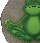 Spoontiques - Garden Décor - Yoga Frog Stepping Stone - Decorative Stone for Garden by CozyNest Decor