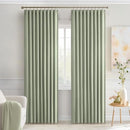 MIULEE Back Tab Sage Green Curtains 84 Inch Length 2 Panels Set for Living Room Bedroom, Rod Pocket/Pinch Pleated Light Blocking Thermal Insulated Room Darkening Blackout Curtains 84 Inches Long by TinyTreasures Baby Boutique