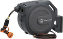 Giraffe Tools Hose Reel 1/2‘’ 78 ft, Heavy Duty Retractable Garden Hose Reel with Any Length Lock, Slow Return System, Wall Mounted and 180 Deg Swivel Bracket by GreenHaven Gardens