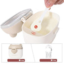 Bebamour Baby Formula Dispenser On The Go, Formula Container to Go, Formula Holder for Travel, Candy Fruit Snack Storage Container with Scoop and Leveller (Coffee) by TinyTreasures Baby Boutique