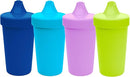 Re-Play Sippy Cups for Toddlers - 10 Oz. Reusable Spill Proof Cups for Kids, Dishwasher/Microwave Safe - Made in USA - Set of 4-3.13" x 6.25" - Space by TinyTreasures Baby Boutique