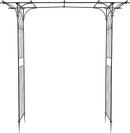VINGLI Garden Arbor, Arch Archway for Wedding Ceremony Party, Steel Garden Trellis for Plant Climbing, Christmas Decorations Pergola for Backyard, Lawn (Black) by GreenHaven Gardens