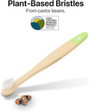 Sea Turtle Plant-Based Bristles, Ultra-Soft Bamboo Toothbrushes, Individually Sealed for Babies (10 Pack) by CozyNest Decor