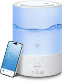 Esemoil Humidifiers for Bedroom, for Large Room, 2.5L Top Fill Cool Mist Humidifiers for Baby, Plants, Smart WiFi Air Humidifier with Diffuser and Nightlight, 28dB, 24H Long Runtime, Work with Alexa by TinyTreasures Baby Boutique