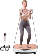 EILISON Glory Vibration Plate Exercise Machine - Whole Body Workout Vibration Fitness Platform Equipment for Home & Travel Workout, Weight Loss, Toning & Wellness by CozyNest Decor
