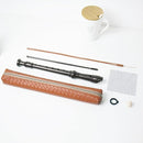 Recorder Instrument for Beginner Adults,8-Hole Soprano Descant Recorder Music Flute with Cleaning Rod & Case Bag For Home Entertainment(6-Woven Brown) by TinyTreasures Baby Boutique