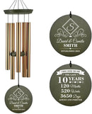 ASTARIN Personalized Wind Chimes for Anniversary, Customized Wedding, Anniversary Presents, Birthday Gifts for Loved One,Gifts for Couples, Gift for Wife, Gift for Her by CozyNest Decor