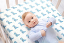 4 Pack Soft Baby Boy Crib Sheets for Standard Crib Mattress Dinosaur Star Cloud Soft Polyester Neutral Unisex Fitted Crib Sheets Set for Baby Boys by TinyTreasures Baby Boutique
