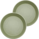 The HC Companies 12 Inch Round Plastic Classic Plant Saucer - Indoor Outdoor Plant Trays for Pots - 12.5"x12.5"x2.13" Seafoam (Pack of 2) by GreenHaven Gardens