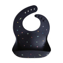 mushie Silicone Baby Bib | Adjustable Fit Waterproof Bibs (Planets) by TinyTreasures Baby Boutique