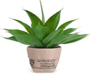 Velener Fake Agave with Burlap Bag, Artificial Plant Outdoor Agave - Fake Plants for Indoor and Outdoor Decor(16 Inch) by GreenHaven Gardens