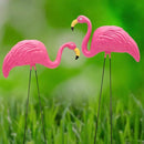 4E's Novelty 2 Pink Flamingos Yard Decorations - Large 23" Flamingos Yard Ornaments - Pink Flamingos for Yard Sculptures & Statues - Lawn Flamingos Outdoor Garden Decor, Weather Resistant by GreenHaven Gardens