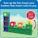 hand2mind Numberblocks Add It Up Mini Market, Grocery Store Playset, Math Toys for Kids 3-5, Counting Toys, Learning Money, Numbers for Toddlers, Mini Shopping Cart, Pretend Play Figure Playset by TinyTreasures Baby Boutique