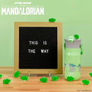 Zak Designs Harmony Star Wars The Mandalorian Kid Water Bottle for Travel or At Home, 14oz Recycled Stainless Steel is Leak-Proof When Closed and Vacuum Insulated (Baby Yoda, Grogu) by TinyTreasures Baby Boutique