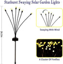 Solar Garden Lights Outdoor, 4 Pack Firefly Swaying Lights, Waterproof Garden Decor for Yard Patio Pathway Lawn, Gardening Gifts for Women Christmas Decoration by GreenHaven Gardens