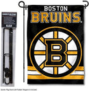 WinCraft Boston Bruins Garden Flag with Pole Stand Holder by GreenHaven Gardens