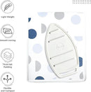 Encasa XO Ironing Mat/Pad (Large 48"x28") with 3mm Padding & Silicone Iron Rest for Steam Pressing on Tabletop or Bed - Heat Resistant, Portable, Quilting & Travel Blanket - Blue Moon by CozyNest Decor