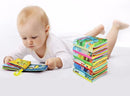 teytoy My First Soft Book,Nontoxic Fabric Baby Cloth Books Early Education Toys Activity Crinkle Cloth Book for Toddler, Infants and Kids Perfect for Baby Shower -Pack of 6 by TinyTreasures Baby Boutique